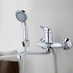 Frap Смеситель для ванны H03 F2203 хром – фотография-4