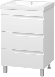 Misty Тумба под раковину Софт 60 белая – фотография-3