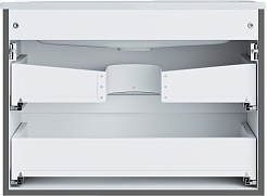 Vivon Тумба под раковину Ostin 70 подвесная серая матовая – фотография-8