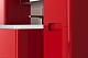 Водолей Пенал для ванной "Флорена 40" R подвесной, красный – фотография-5