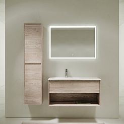 Sancos Тумба под раковину Marmi 1.0 100 L дуб галифакс натуральный – фотография-5