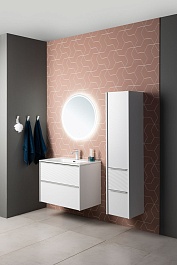 Aquanet Тумба с раковиной Вита 70 Flat подвесная белая матовая – фотография-26