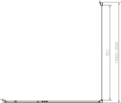 Vincea Душевой уголок Slim-N 120x100 VSR-4SNP1012CLB профиль черный стекло прозрачное – фотография-6