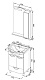 Aquanet Мебель для ванной "Асти 55 М" черная (180327) – картинка-14