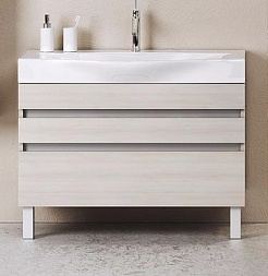 Aqwella Тумба для умывальника Бергамо 80 акация – фотография-1