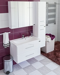 СанТа Тумба с раковиной Омега 80 подвесная – фотография-4