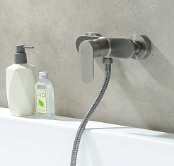 Aquatek Смеситель для душа Ника AQ1860BGM оружейная сталь – фотография-3