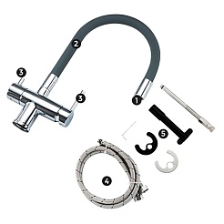 Gappo Смеситель для кухни G4398-30 хром – фотография-2