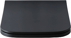 Allen Brau Унитаз подвесной Infinity 4.21011.31 чёрный матовый с крышкой 4.21014.AN – фотография-36