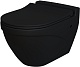 Ambassador Сиденье для унитаза Nord тонкое черное матовое – фотография-10