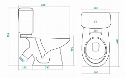 Santek Унитаз-Компакт Бореаль WH302142 – фотография-2