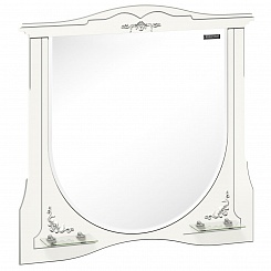  Зеркало для ванной Luise-II 100, белый матовый – фотография-1