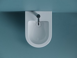 Ceramicanova Подвесное биде Uno CN11002 белое – фотография-3