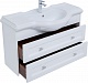 Aquanet Мебель для ванной Монте 85 подвесная белая матовая – картинка-18