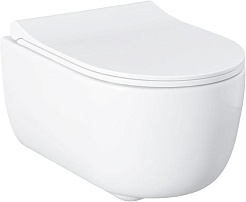 Allen Brau Унитаз подвесной Priority 4.31002.20 белый глянец с крышкой 4.31004.20 – фотография-1