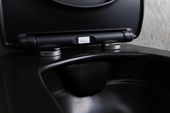 Allen Brau Чаша подвесного унитаза Liberty 4.33007.31 чёрный матовый – фотография-17