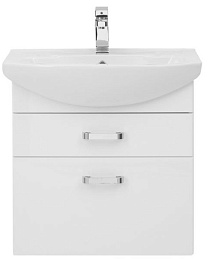 Aquanet Тумба под раковину Ирис 65 2 ящика – фотография-1