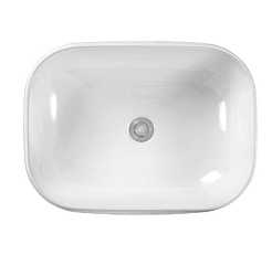 Aquatek Накладная раковина 56/42 AQ5526-MW матовая белая – фотография-2