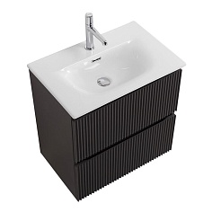BelBagno Тумба под раковину Uno mini 60 подвесная Темно-Серый матовый – фотография-2