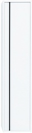 Aquanet Шкаф пенал Lino 35 подвесной белый матовый – фотография-2