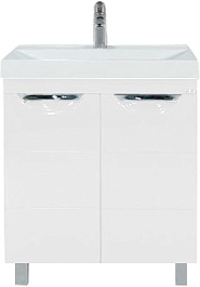 Misty Тумба для умывальника Петра 65 белая – фотография-1