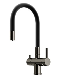 Sancos Смеситель для кухни Lucia SC4004GG вороненая сталь – фотография-1