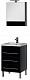 Aquanet Тумба с раковиной Верона 58 напольная, ящики, черная – фотография-10