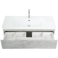 BelBagno Тумба с раковиной Albano-Cer 105 подвесная Cemento Verona Grigio – фотография-5