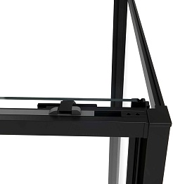 Vincea Душевой уголок Slim Soft 110x80 VSR-1SS8011CLB профиль черный стекло прозрачное – фотография-7