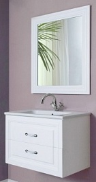 Атолл Мебель для ванной Валери 80 белая – фотография-1
