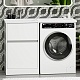 Misty Тумба с раковиной под стиральную машину Ингрид 120 L белая – картинка-16