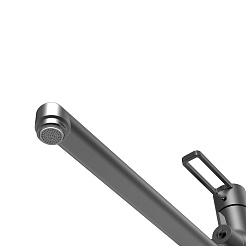 Tokito Смеситель для ванны KUDO чёрный TOK-KUD-1015 – фотография-3