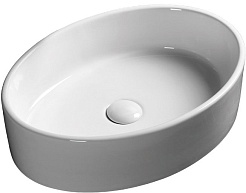 Ceruttispa Раковина накладная 50 CR7016 белая – фотография-1