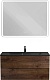BelBagno Тумба с раковиной Marino 100 подвесная Rovere Moro с раковиной BB1000/445-LV-ART-PR-NERO – картинка-12