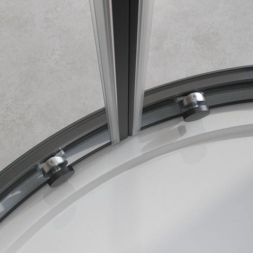 Cezares Душевой уголок Relax 304 RELAX-304-RH-2-120/90-C-GM 120x90 профиль оружейная сталь стекло прозрачное – фотография-6