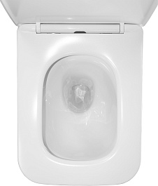 Azario Унитаз-моноблок Avanti AZ-6203 безободковый с бачком с сиденьем микролифт белый – фотография-11