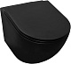 Azario Унитаз подвесной Grado AZ-0046N-MB безободковый черный матовый – картинка-17