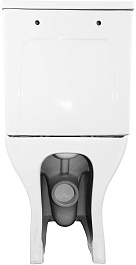 Azario Унитаз-компакт Fresco AZ-8302 безободковый с бачком с сиденьем микролифт белый – фотография-8