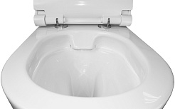 Azario Унитаз подвесной Geno AZ-2196-D безободковый белый – фотография-10