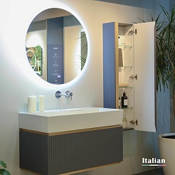 Jorno Шкаф пенал Filoro 33/120 антрацит Fil.04.120/P/A/JR – фотография-4