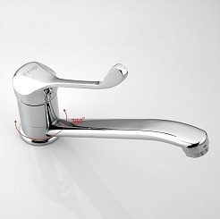 Frap Смеситель для кухни H54 F4254 хром – фотография-2