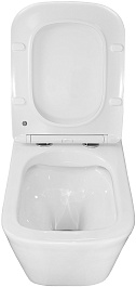 Azario Унитаз подвесной Hugo AZ-3103 безободковый белый – фотография-9