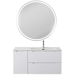 BelBagno Тумба под раковину Etna 100 R подвесная Bianco Lucido – фотография-13