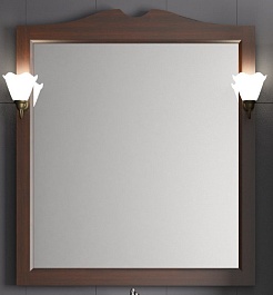 Opadiris Зеркало для ванной Кама 85 орех – фотография-1