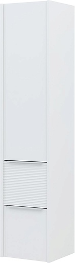 Aquanet Шкаф пенал Вита 35 подвесной белый матовый – картинка-3