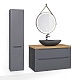 Jorno Тумба под раковину Wood 100 серая – картинка-7