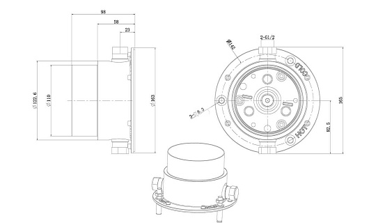Allen Brau Смеситель для ванны Priority 5.31008-00 (с внутренней частью) хром – фотография-16