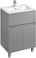 Акватон Тумба под раковину Форест 60 туманный серый