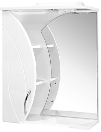 Mixline Зеркало-шкаф Магнолия 61 L белый – фотография-1