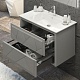  Мебель для ванной Луиджи 70 серый матовый – фотография-13
